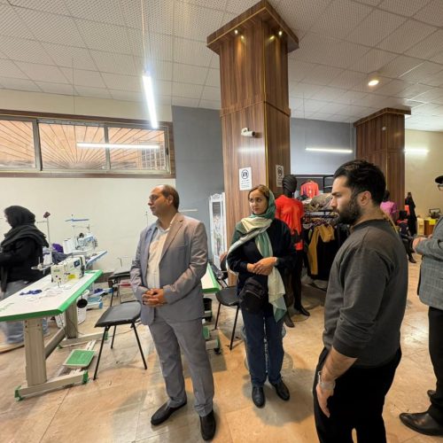بازدید از تولیدی پوشاک کاپوش